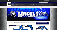Desktop Screenshot of lincolnhockey.org